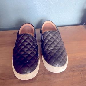 Quilted slip on shoe